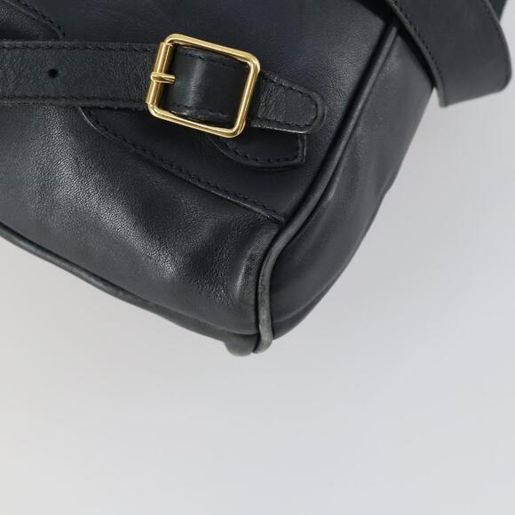 GUCCI Bamboo Backpack Leather Black Gold 003 2058 0016 Auth 156418 main image 8